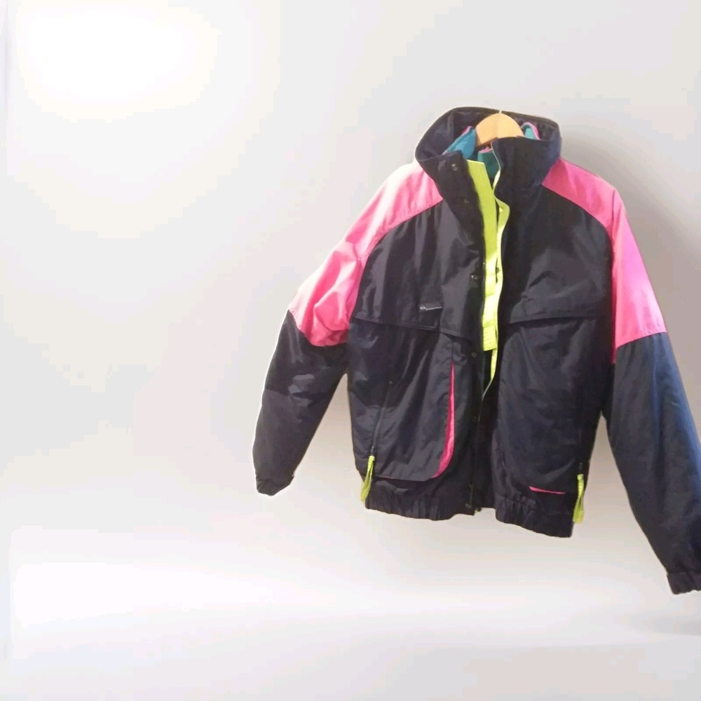 Columbia Powder Keg Ski Jacket Interchange 3-in-1  Size Large Radial Sleeve
